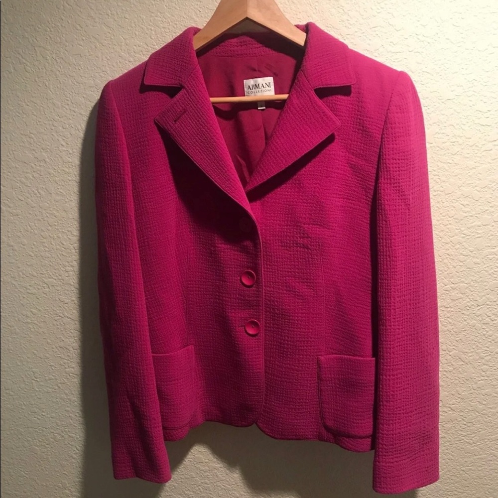 Authentic Armani Collezioni Fuchsia Blazer